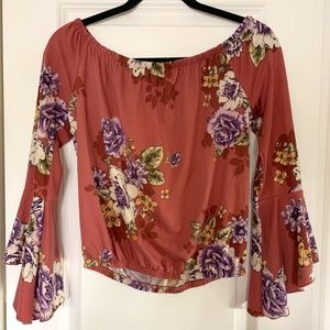 Flare sleeve Top
